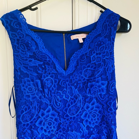 Jolie Moi Royal Blue 50s dress - Picture 3 of 6